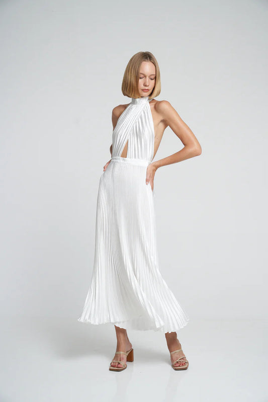 Halterneck Split Gown- l’idee