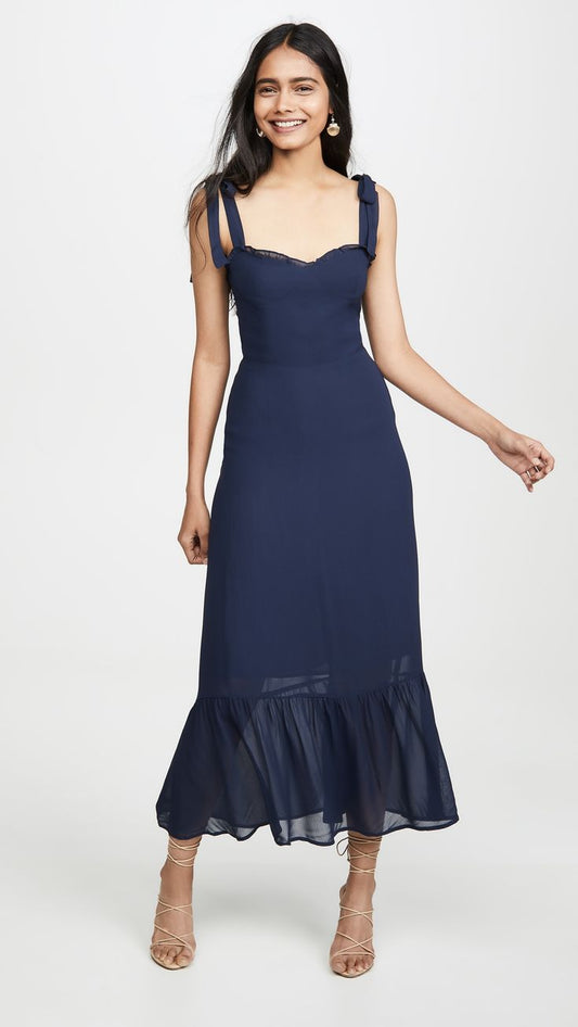 Ruffle Trim with Ties- Reformation