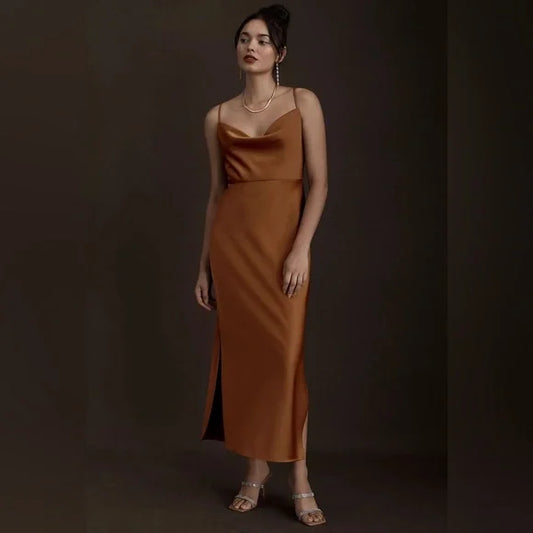 Satin Cowl- Neck- BHLDN