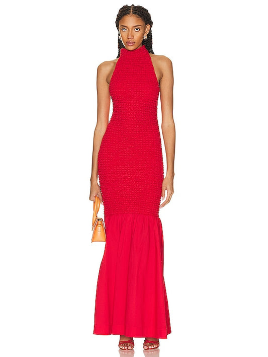 Smocked High Neck- Staud