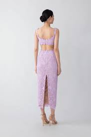 Lace Scalloped Set- Sau Lee