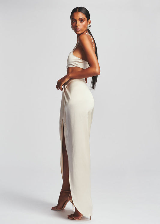 Satin Ruched Set- Retrofete