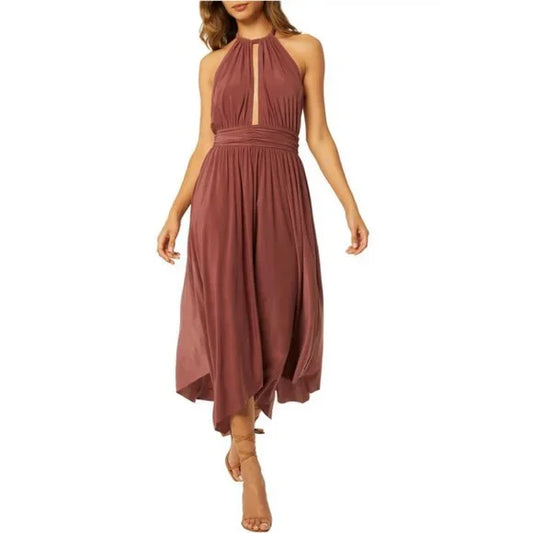 Halter Neck with Front Cutout- Misa