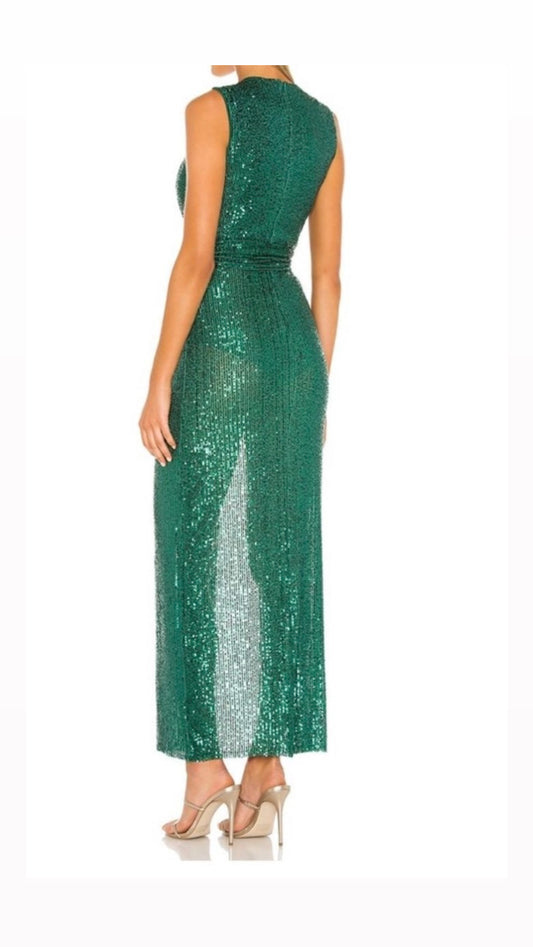 Sequin Low V with Belt- NBD