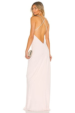 Strappy Slip with Criss Cross Low Back- Amanda Uprichard