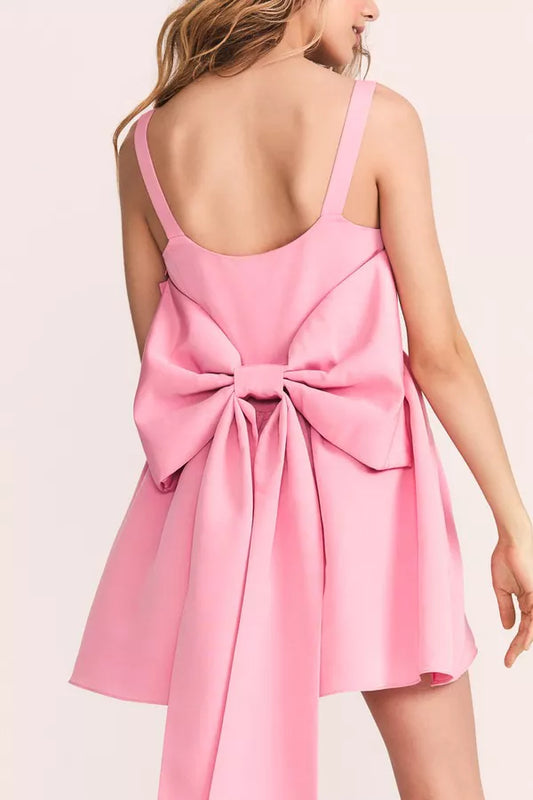 Flared Mini with Bow Back - Love Shack Fancy