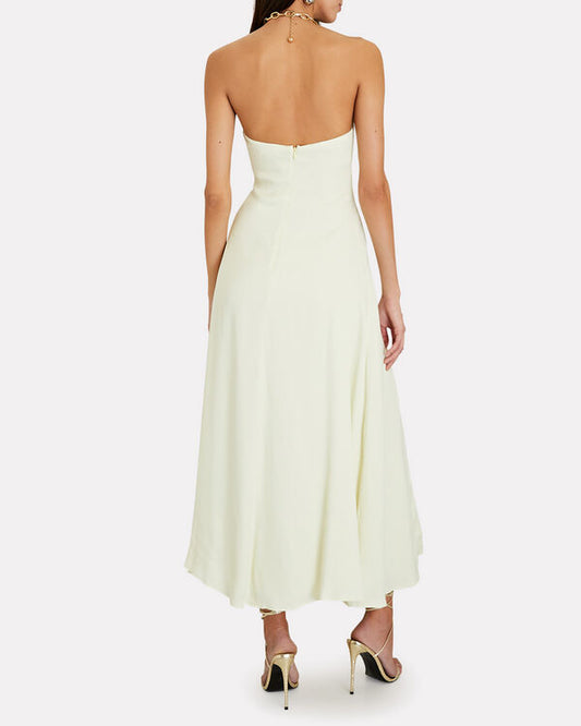 Chain Halter Neck with Cut Out- Jonathan Simkhai