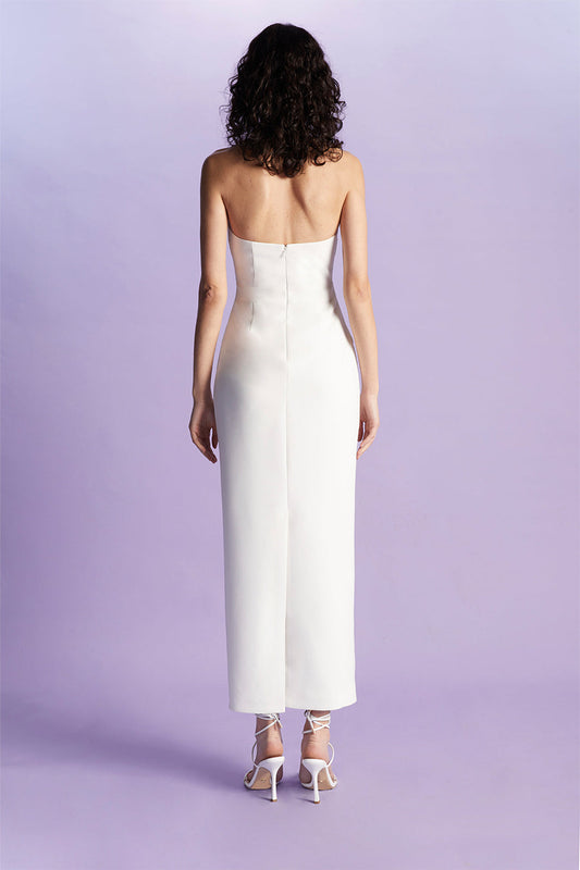 Crepe High Neck with Low Back- The New Arrivals