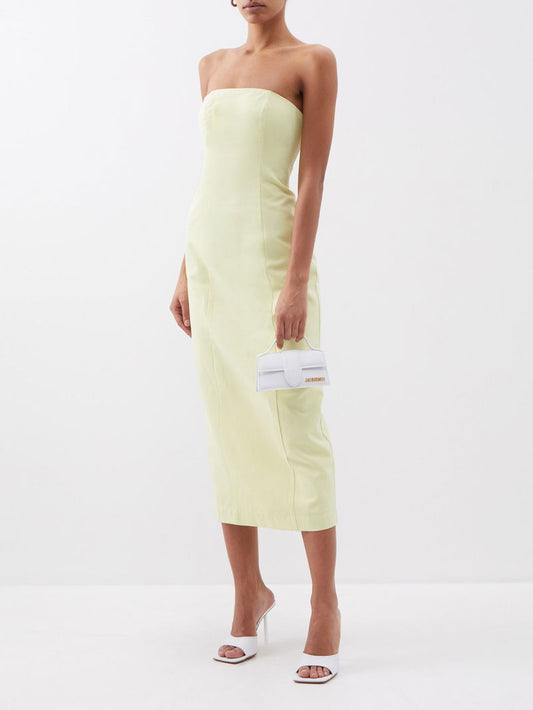 Strapless Linen- Staud