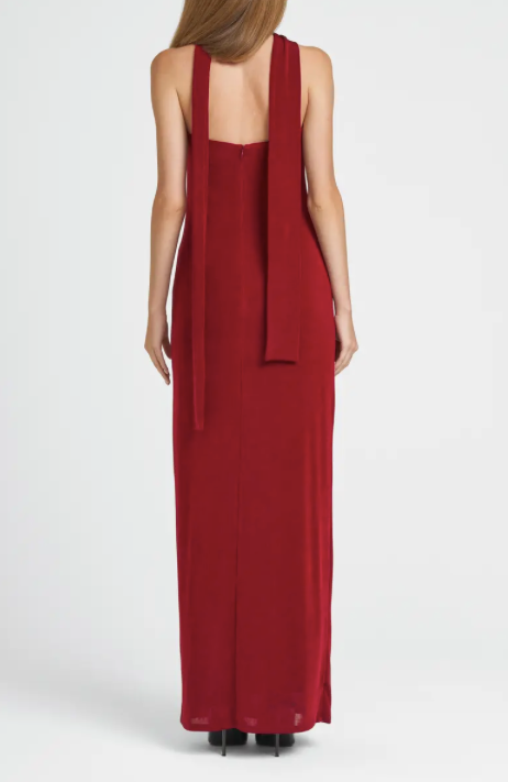 Strapless Maxi with Scarf- Wayf