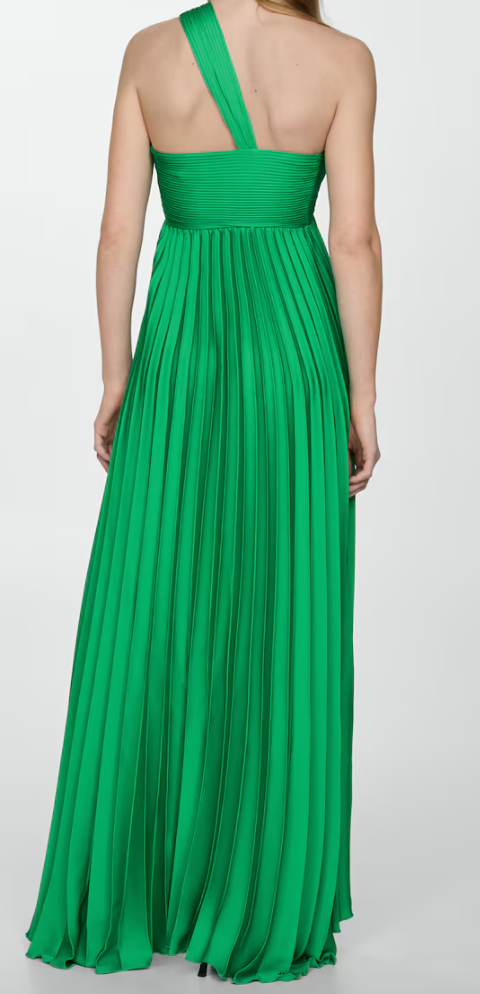 Asymmetrical Pleated- Mango
