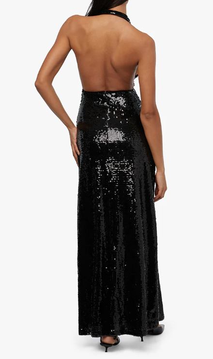 Halter Sequin Dress- WeWoreWhat