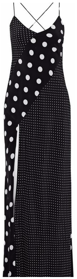 Polka Dot Silk gown- Michelle Mason