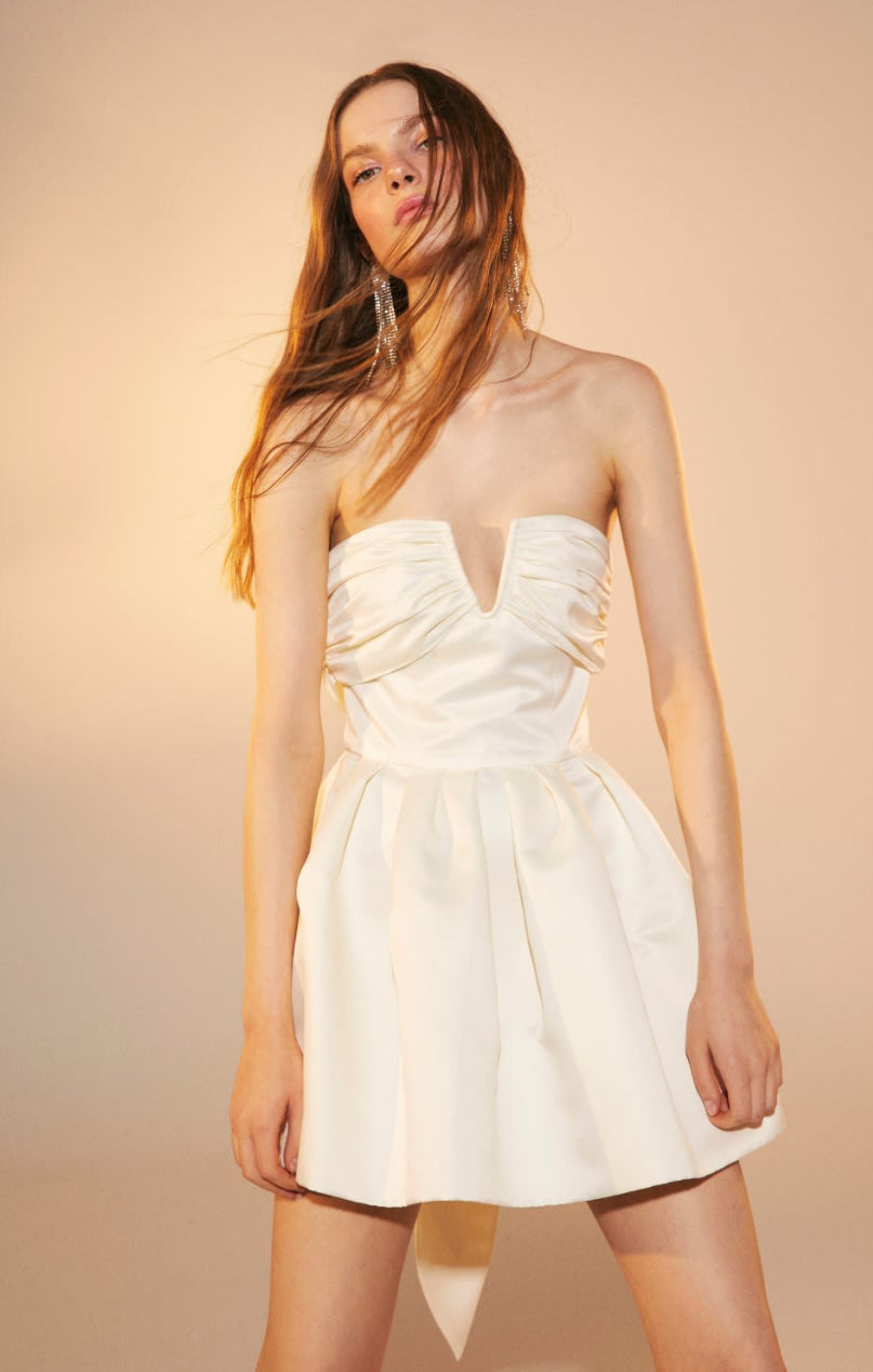 Satin Ruched Corset- Nazli Ceren