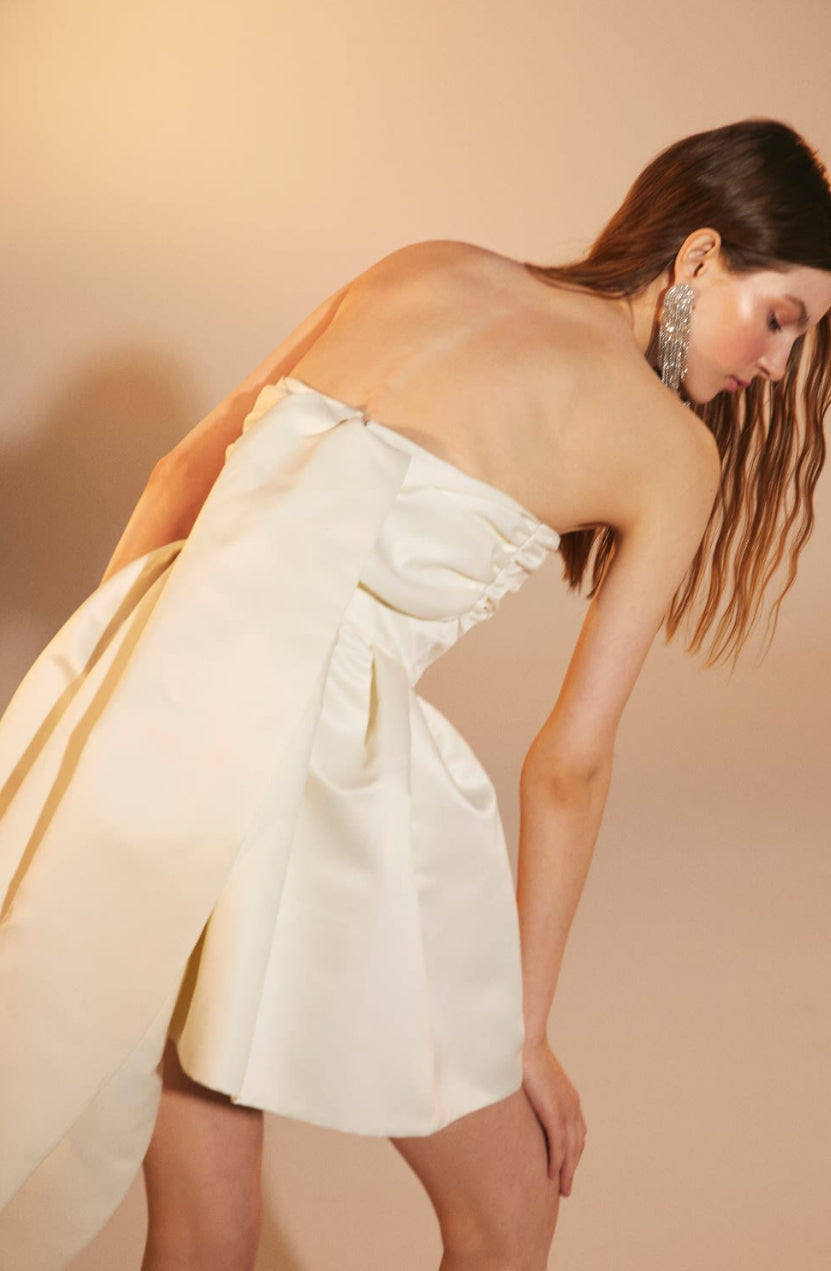 Satin Ruched Corset- Nazli Ceren