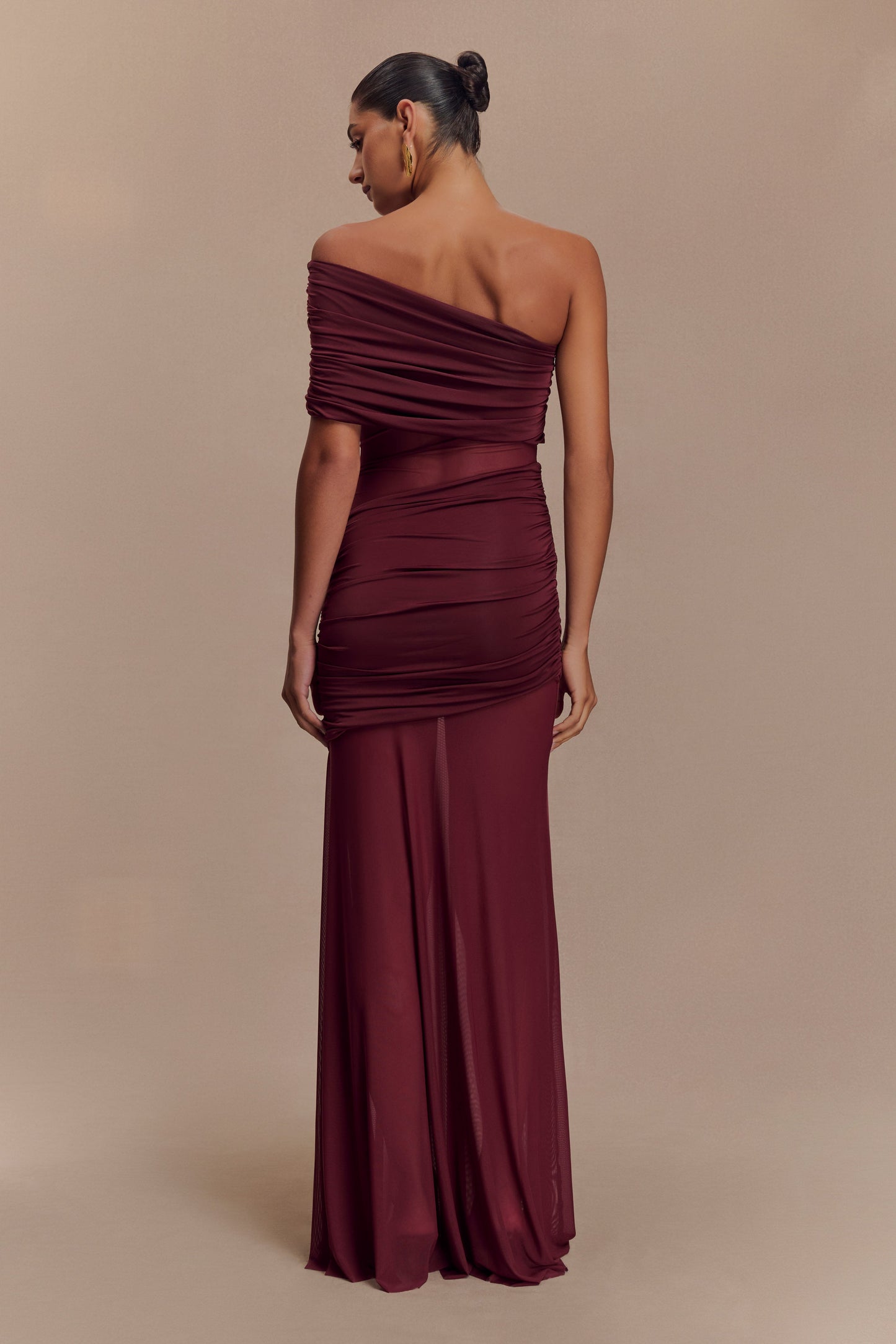 Draped One-Shoulder- Meshki