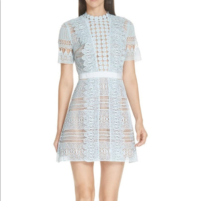 A- Line Lace Trim- Self-Portrait