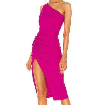 One Shoulder With Slit- Katie May