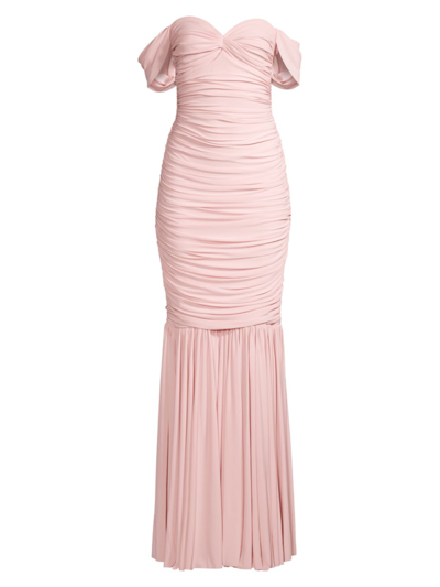 Off The Shoulder Mermaid Ruched- Norma Kamali