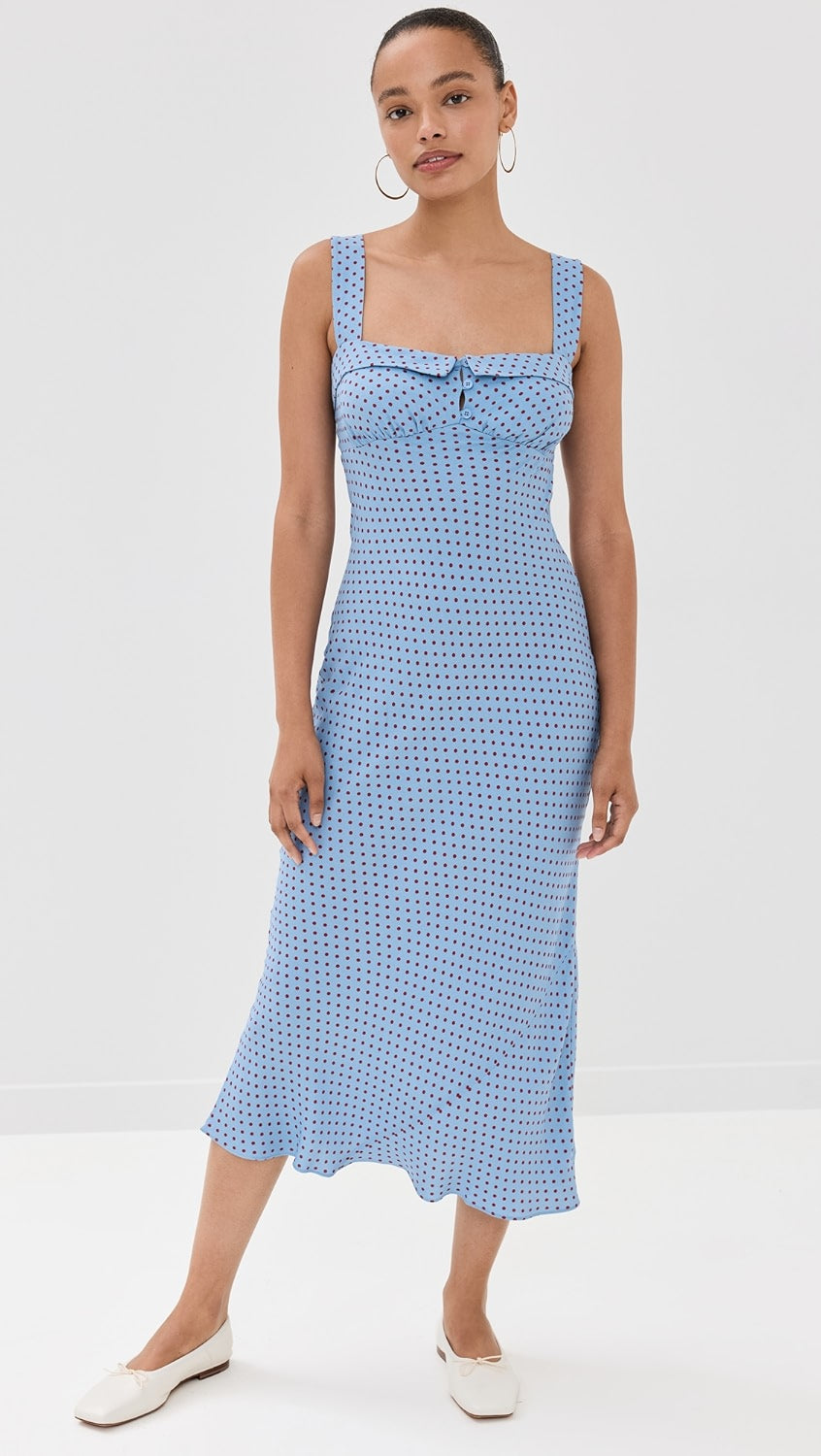 Polka Dot Pleated Trim- Reformation