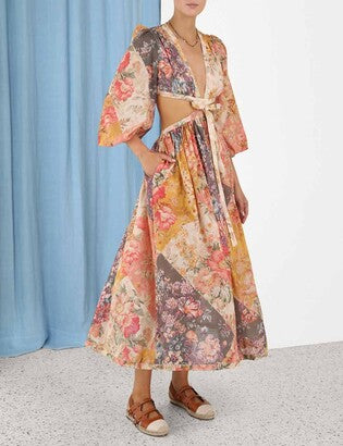 Floral Patchwork Linen- Zimmerman