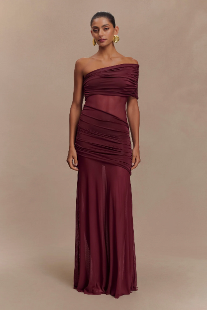 Draped One-Shoulder- Meshki