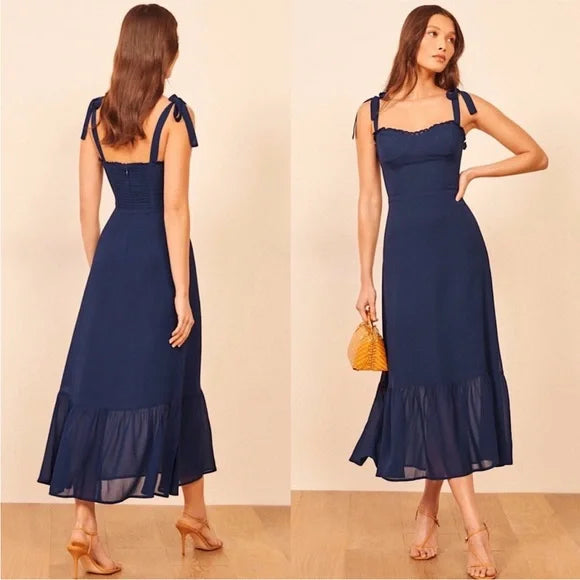 Ruffle Trim with Ties- Reformation