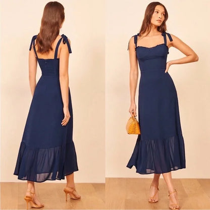 Ruffle Trim with Ties- Reformation