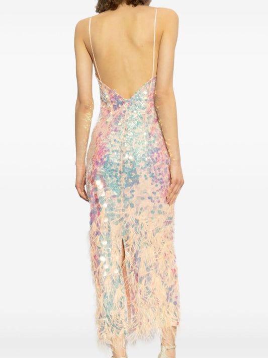 Sequin With Feather- LoveShackFancy