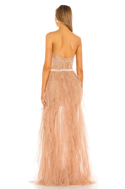 Bustier Corset Style with Tulle Bottom- For Love & Lemon