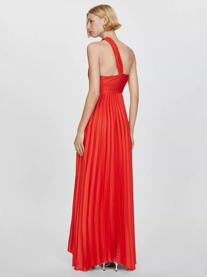 Asymmetrical Pleated- Mango