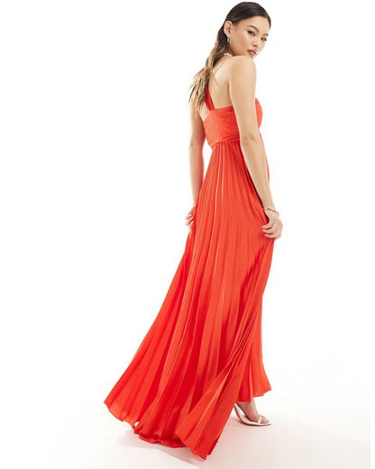 Asymmetrical Pleated- Mango