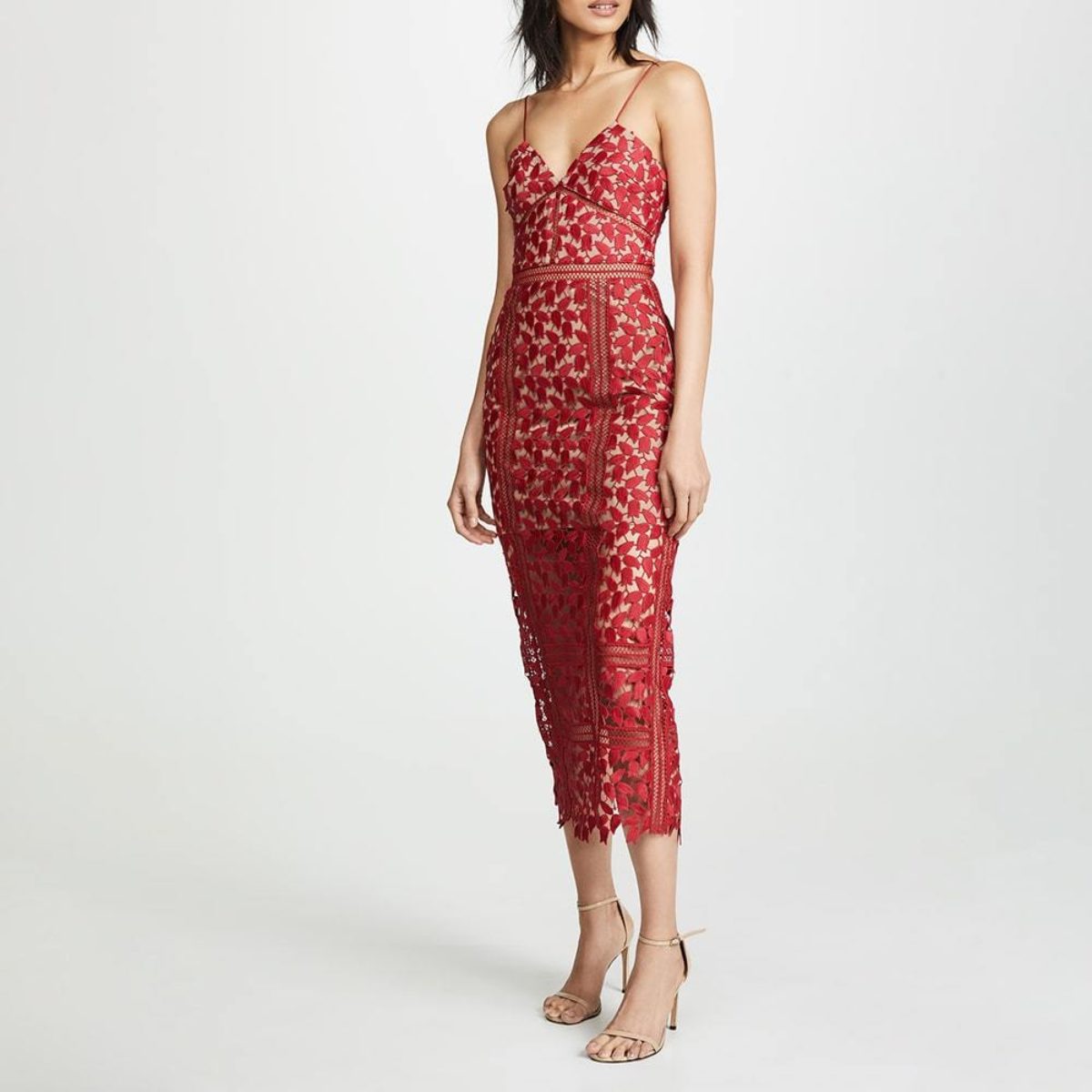 Floral Lace Midi- Self-Portrait