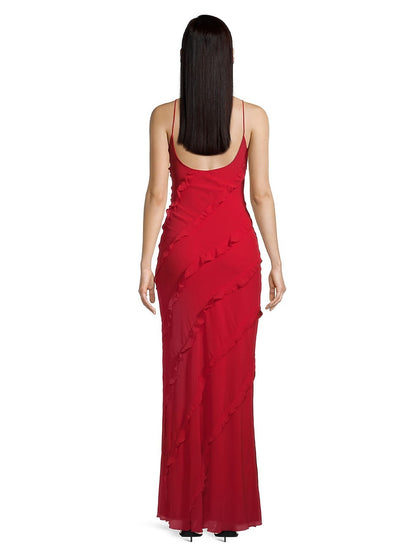Spaghetti Strap With Frills- Mango