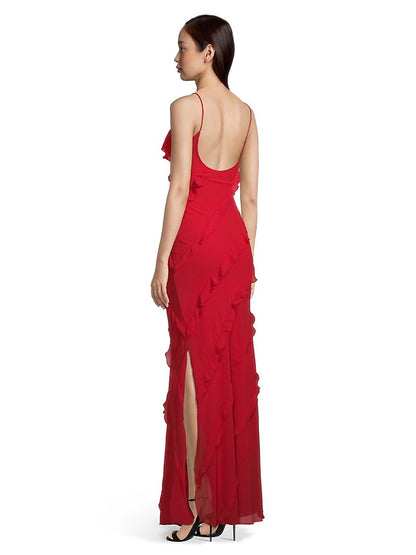 Spaghetti Strap With Frills- Mango