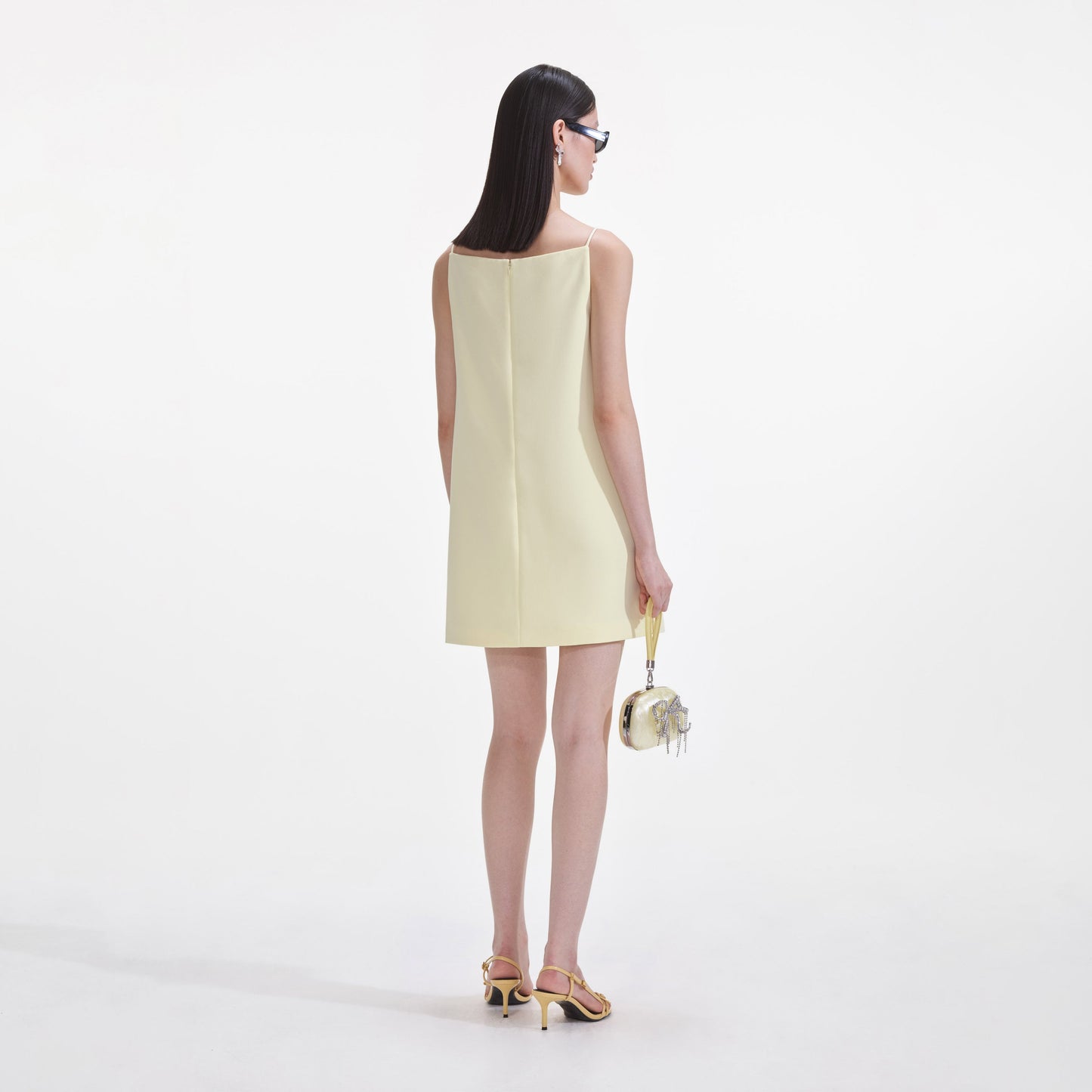 Diamond Embellished Crepe Mini- Self- Portrait