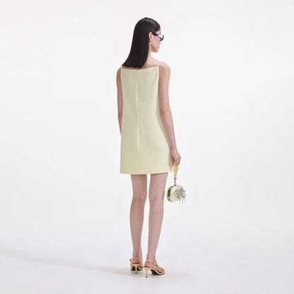 Diamond Embellished Crepe Mini- Self- Portrait