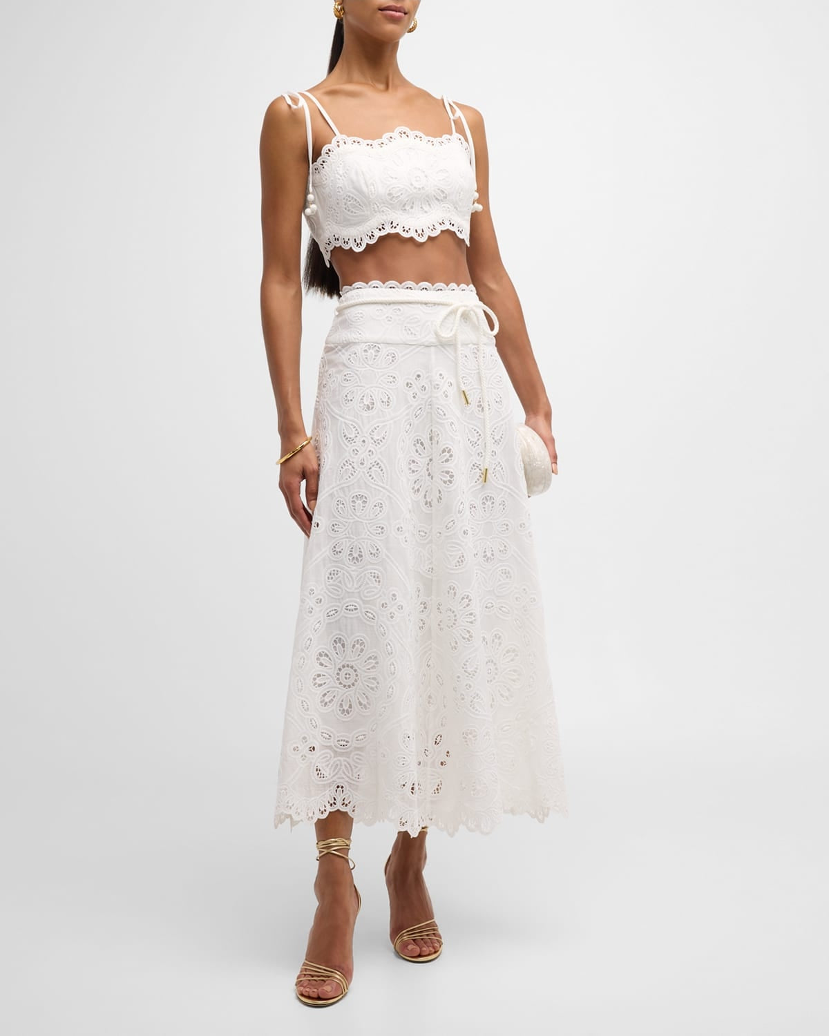 Cotton Guipure Lace Set- Zimmerman
