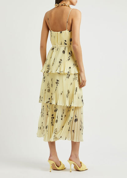 Tiered Floral Bustier- Self Portrait