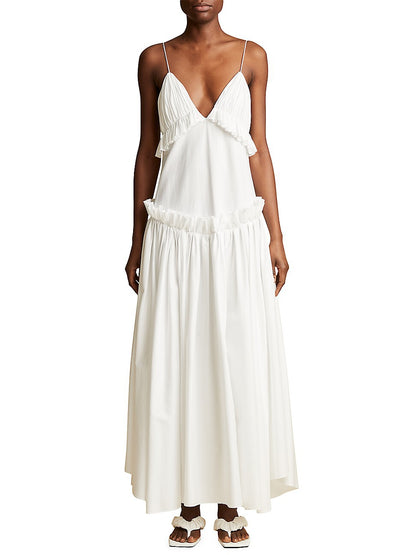 Cotton Twill Slip- Khaite
