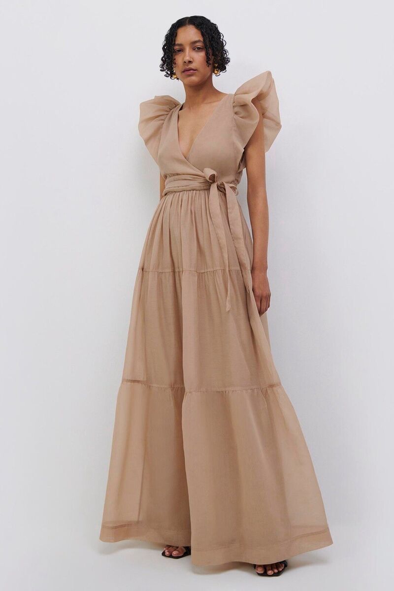 Puff Sleeves Maxi- Jonathan Simkhai