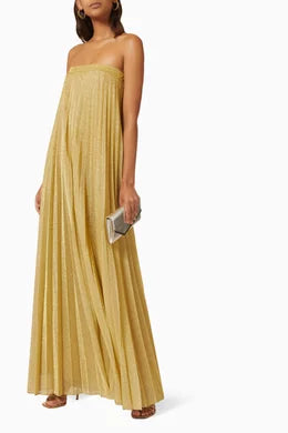 Flowy Strapless Shimmery- Halston