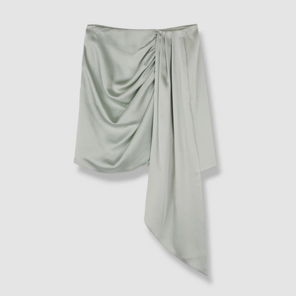 Draped One Shoulder & Mini Skirt Set- Jonathan Simkhai