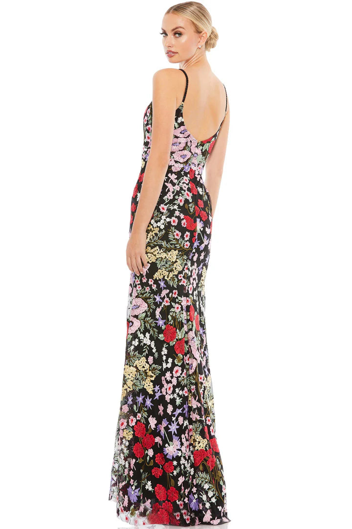 Floral Embroidery Lace- Mac Duggal