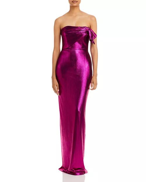 Strapless Knotted Detail- Black Halo