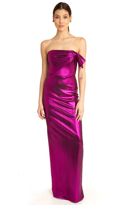 Strapless Knotted Detail- Black Halo