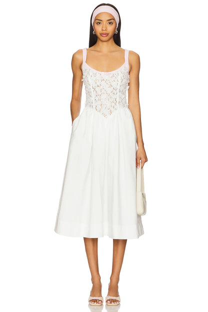 Drop Waist Sheer Lace- For Love & Lemons
