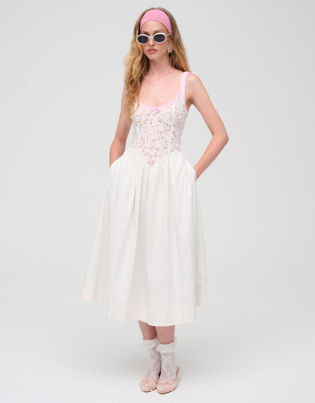 Drop Waist Sheer Lace- For Love & Lemons
