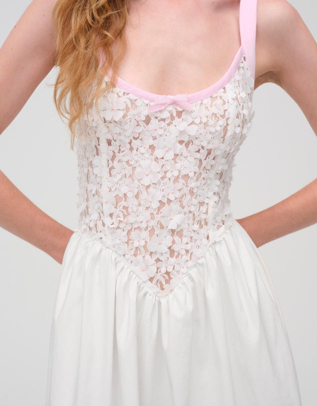 Drop Waist Sheer Lace- For Love & Lemons