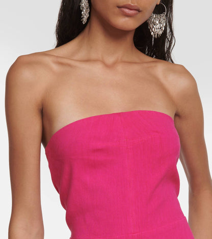 Strapless Linen with Slit- Isabel Marant